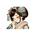 着物女性の日常（個別スタンプ：17）
