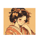着物女性の日常（個別スタンプ：18）