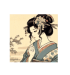 着物女性の日常（個別スタンプ：21）
