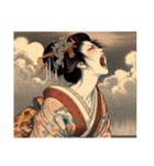 着物女性の日常（個別スタンプ：23）