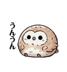 ぺたんフクロウ（個別スタンプ：2）