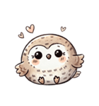 ぺたんフクロウ（個別スタンプ：5）