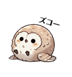 ぺたんフクロウ（個別スタンプ：11）