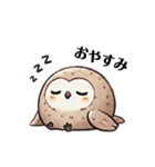 ぺたんフクロウ（個別スタンプ：12）