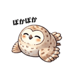 ぺたんフクロウ（個別スタンプ：20）