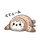 ぺたんフクロウ（個別スタンプ：23）