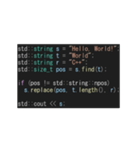 C++言語好きに贈るスタンプ（個別スタンプ：1）