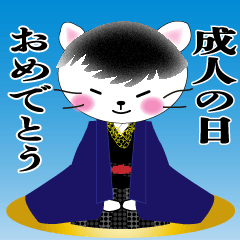 [LINEスタンプ] S/ネコ猫このねこ 成人式