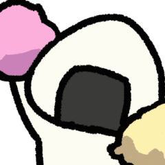 [LINEスタンプ] おにぎしあにめの画像（メイン）