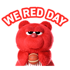 [LINEスタンプ] アルバルク東京 ルーク WE RED DAY ver.