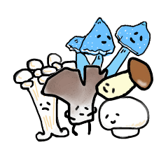 [LINEスタンプ] きのこお散歩