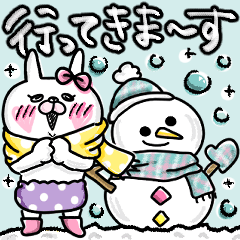 [LINEスタンプ] <再販>もかりか♡キャラクターズ【*冬*】