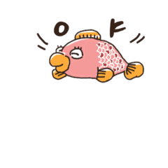 [LINEスタンプ] かわいいおさかな pretty fish
