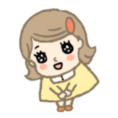 [LINEスタンプ] ゆる〜くがんばる女の子スタンプ