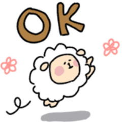 [LINEスタンプ] ◉ありがとうがいっぱい◉ひつじいぬ◉