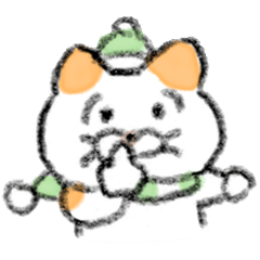 [LINEスタンプ] ひみつ ちびねこリトルスターズ