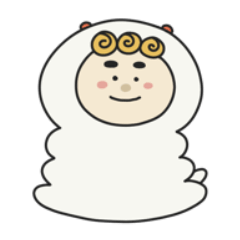 [LINEスタンプ] ヘビ着ぐるみのただちゃん