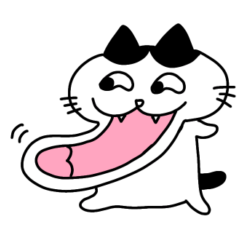 [LINEスタンプ] ハチワレつぼちゃん