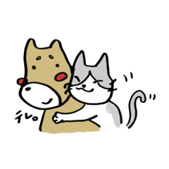 [LINEスタンプ] とある ねこさんと、シバの日常。