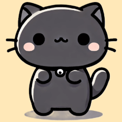 [LINEスタンプ] ちび灰猫スタンプ