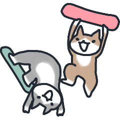 [LINEスタンプ] スノボねこ5