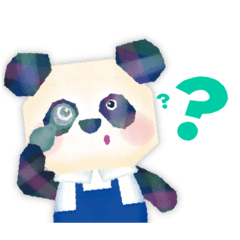 [LINEスタンプ] ぱんだのメガネ