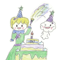 [LINEスタンプ] くもきゅんとメルシーのかわいいスタンプ2