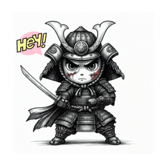 [LINEスタンプ] サムライキッズスタンプ1