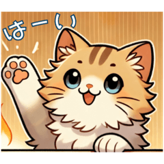 [LINEスタンプ] ふんわり動物ライフ