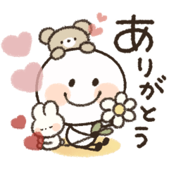 [LINEスタンプ] 一年中使える♡スマイル棒人間♡