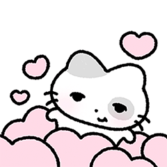 [LINEスタンプ] 奥ゆかしいにゃん