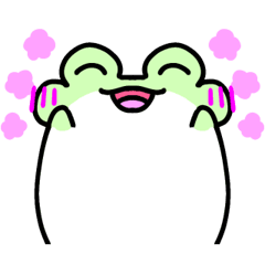 [LINEスタンプ] 動くかえるのえるちゃん