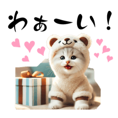 [LINEスタンプ] ねこの一年中使えるスタンプ④(気持ち編)