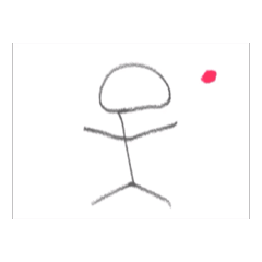 [LINEスタンプ] 絵に描いた動く棒人間2