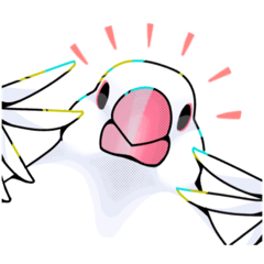 [LINEスタンプ] 白文鳥≒Sue