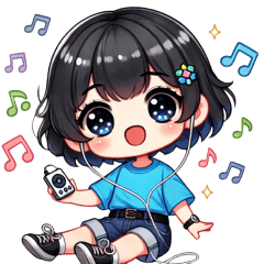 [LINEスタンプ] 今日も推しが世界一！【青】