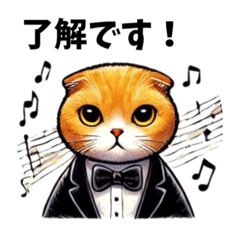 [LINEスタンプ] ブルドッグと猫の小さな世界