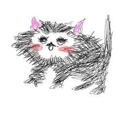 [LINEスタンプ] 手書き動物ちゃん