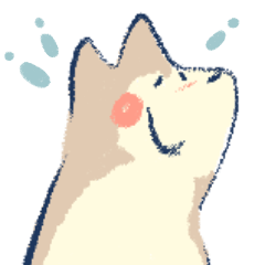 [LINEスタンプ] Doodle in my notebook-犬たち