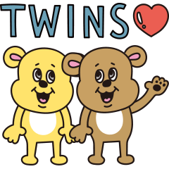 [LINEスタンプ] twins☆スタンプ