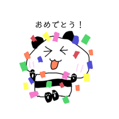 [LINEスタンプ] もちもちパンダの日常