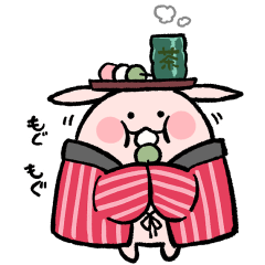 [LINEスタンプ] わんぱく！ころもちウサギ7_冬2