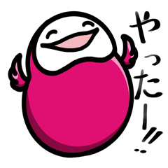 [LINEスタンプ] だるまのだるぴち