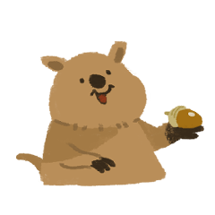 [LINEスタンプ] 元気でいてね、クアッカワラビー2
