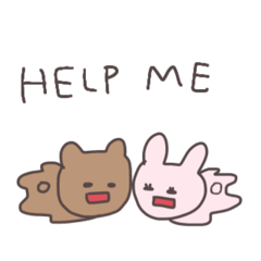 [LINEスタンプ] くまっぴいとうさっぴい