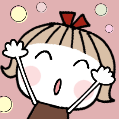 [LINEスタンプ] お茶目なあの子♡3