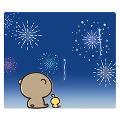 [LINEスタンプ] 1年中使えるくまのぽんこつ