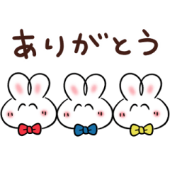 [LINEスタンプ] ゆるウサギ☆日常会話