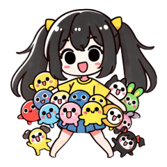 [LINEスタンプ] 今日も推しが世界一！【黄】