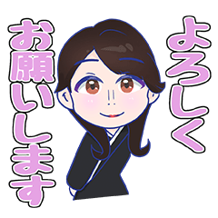 [LINEスタンプ] お寺の順子からの〜ご挨拶